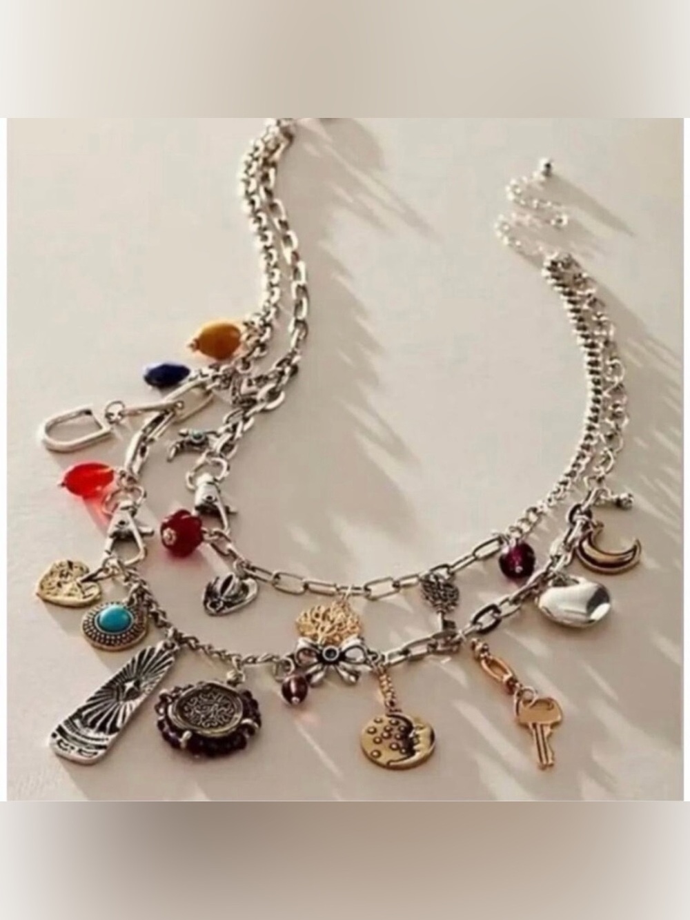 Free People Maxamillion Charm Necklace